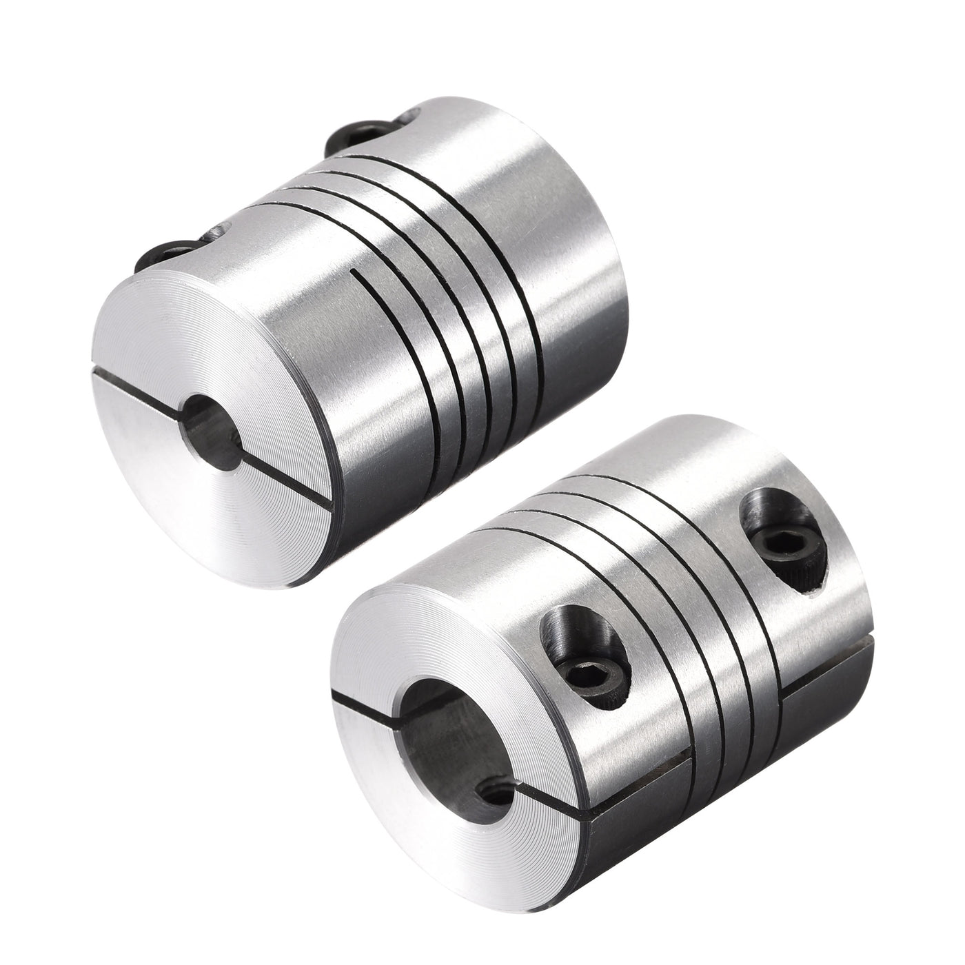 uxcell Uxcell Motor Shaft 6mm to 11mm Helical Beam Coupler Coupling 25mm Dia 30mm Length