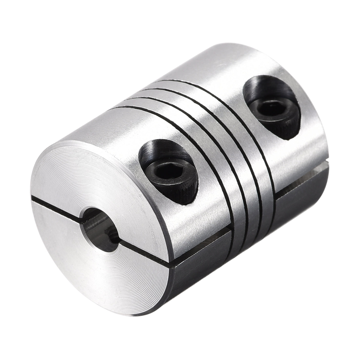 uxcell Uxcell Motor Shaft 6.35mm to 7mm Helical Beam Coupler Coupling 25mm Dia 30mm Length