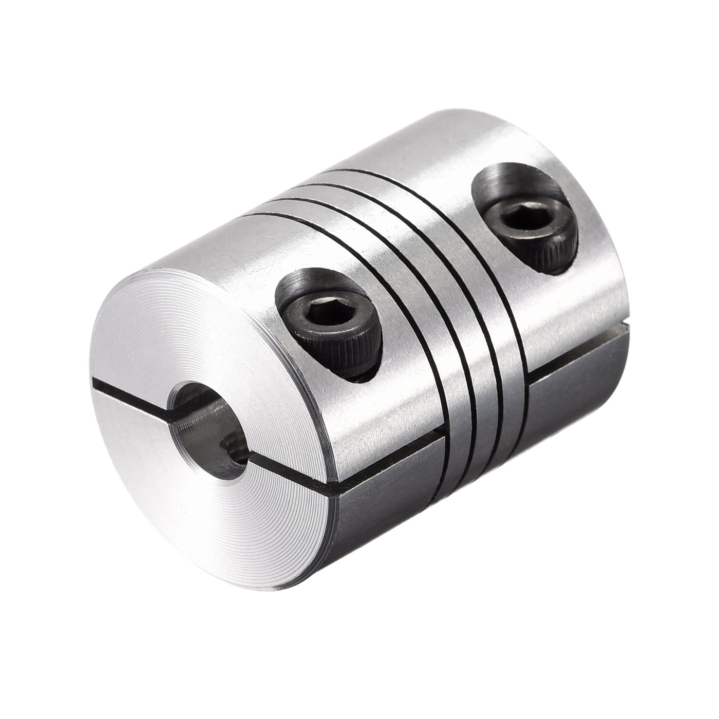 uxcell Uxcell Motor Shaft 7mm to 8mm Helical Beam Coupler Coupling 25mm Dia 30mm Length