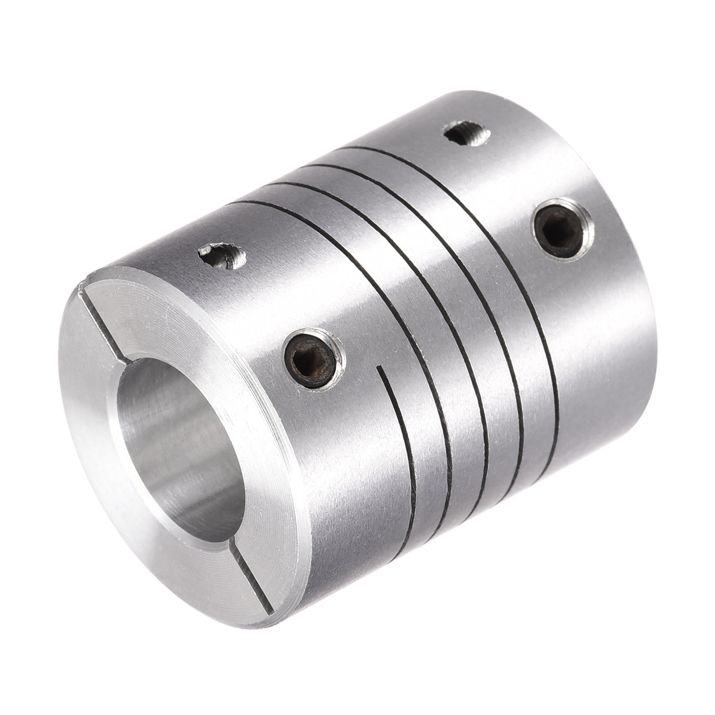 uxcell Uxcell 2PCS Motor Shaft 6mm to 12mm Helical Beam Coupler Coupling 25mm Dia 30mm Length
