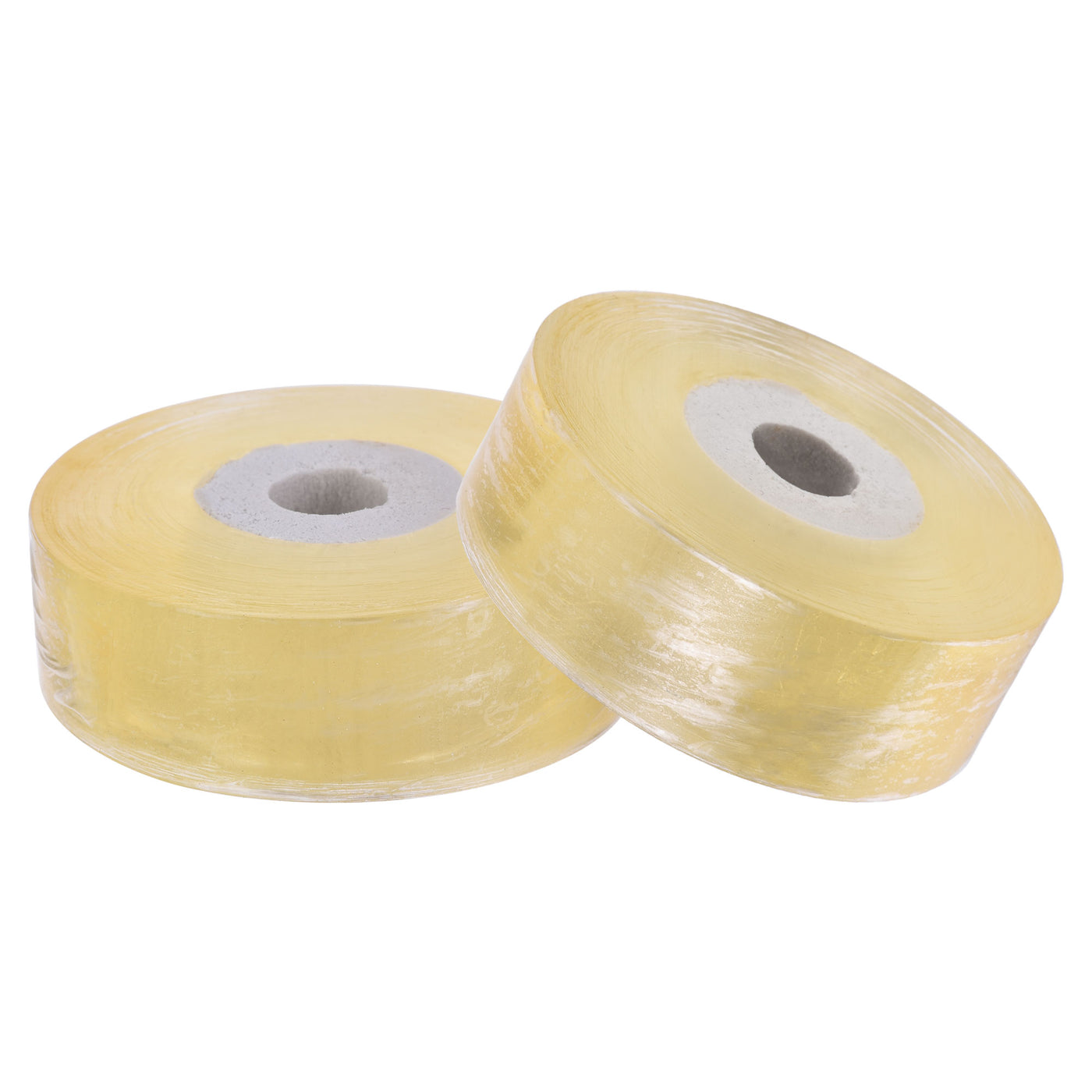 Uxcell Uxcell Grafting Tape PE Self-Adhesive 20mm x100m for Garden Trees Yellow 2 Pcs