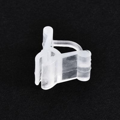 Harfington Uxcell PE Grafting Clips 2.2mm to 4.5mm for Garden Trellis Greenhouse Clear 25pcs