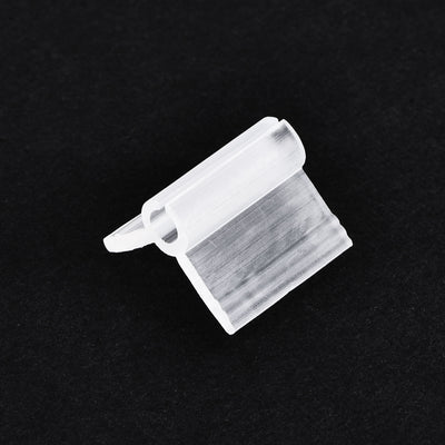 Harfington Uxcell PE Grafting Clips 3mm for Garden Trellis Greenhouse Clear 50pcs