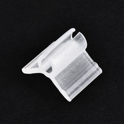 Harfington Uxcell PE Grafting Clips 5mm for Garden Trellis Greenhouse Clear 25pcs