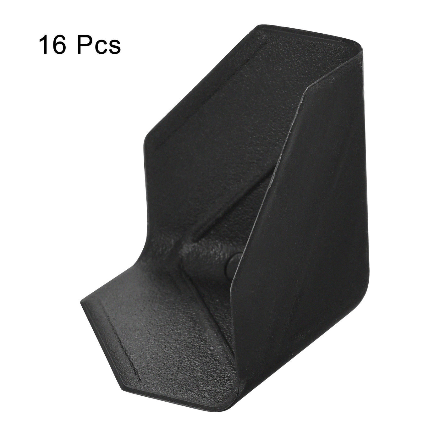 Harfington Corner Protector PP Plastic 2.36" x 2.36" x 2.36" for Carton Black Pack of 16