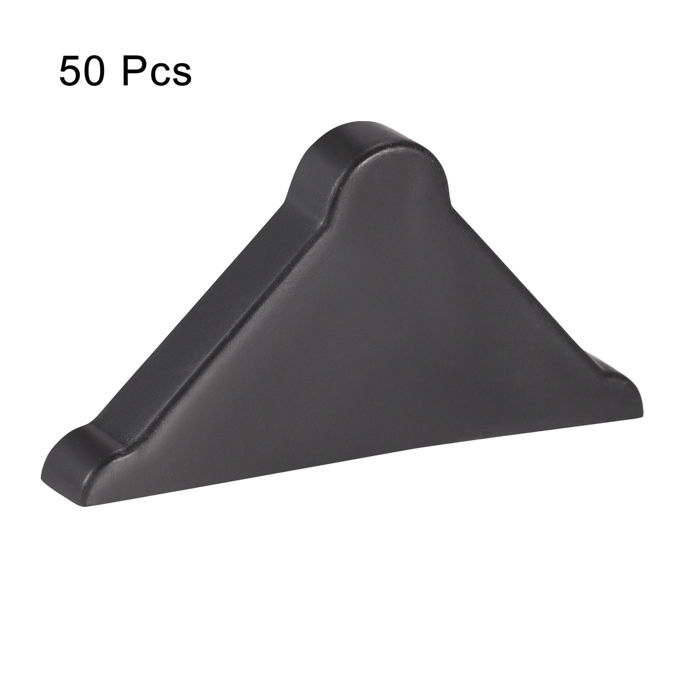 Harfington PP Corner Protector Triangle 37x5mm for Ceramic, Glass, Metal Sheets Black 50pcs
