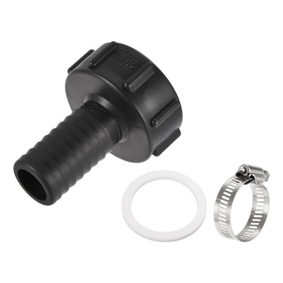 Harfington IBC Tank Hose Adapter Coarse Thread to Barbed Hose Connector Fitting