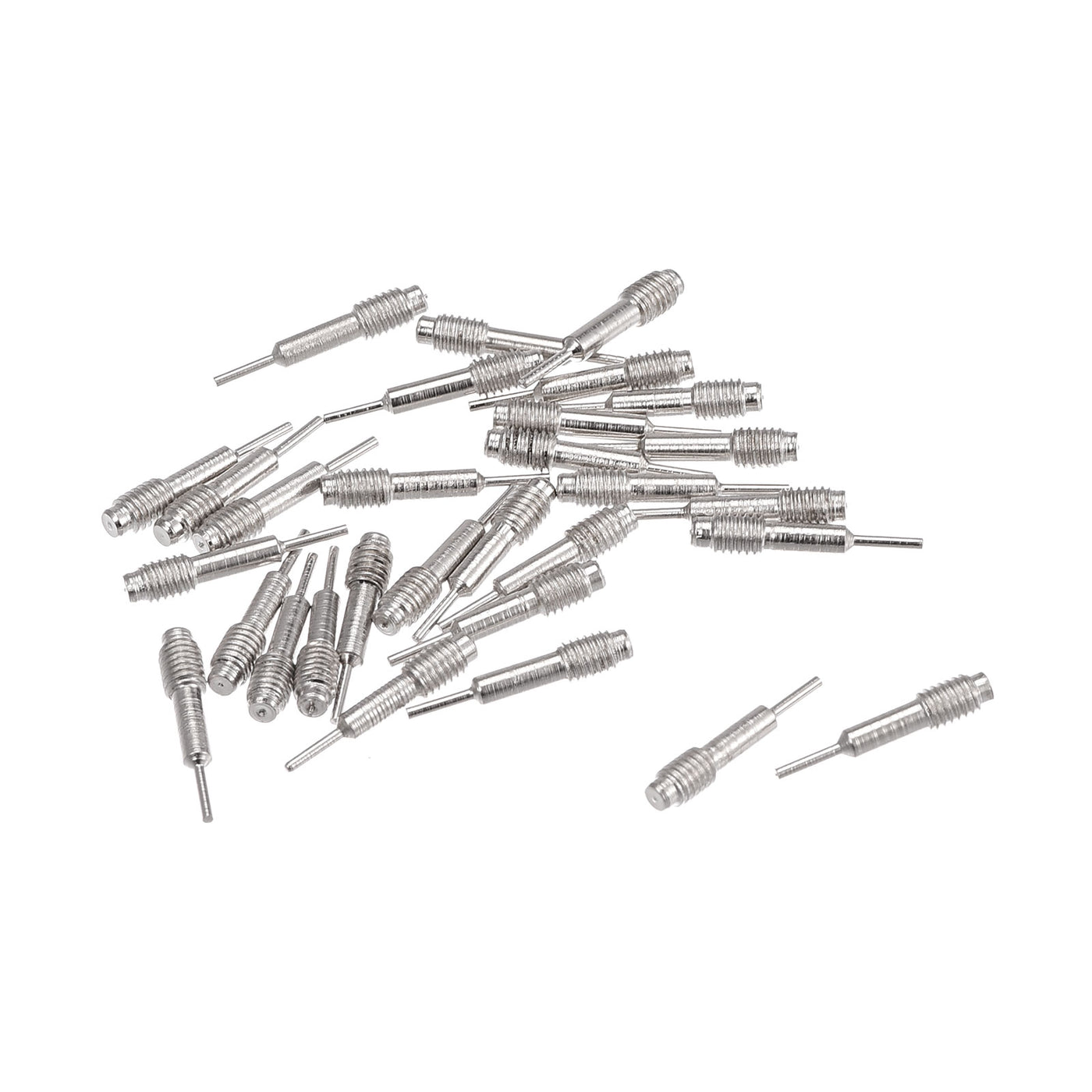 Uxcell Uxcell 30pcs Replace Pins for Watch Band Pin Punch Tool 0.8mm Dia Brass Link Pin Remover Punch Pins M3x0.5 Threads