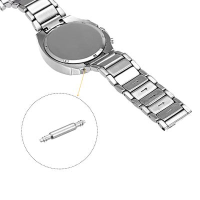 Harfington Uxcell 200pcs Watch Band Link Pin 1.5mm Dia Spring Bar Pins for 9mm Watch Band Strap