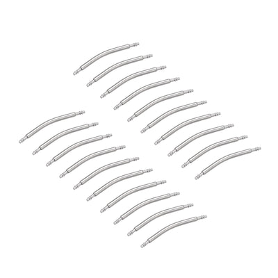 Harfington Uxcell Curved Spring Bar Pins Stainless Steel Watch Band Link Pin
