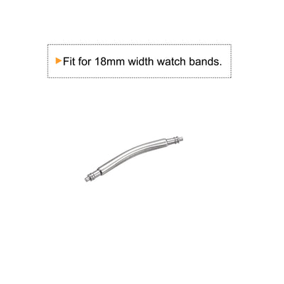Harfington Uxcell Curved Spring Bar Pins Watch Band Link Pin