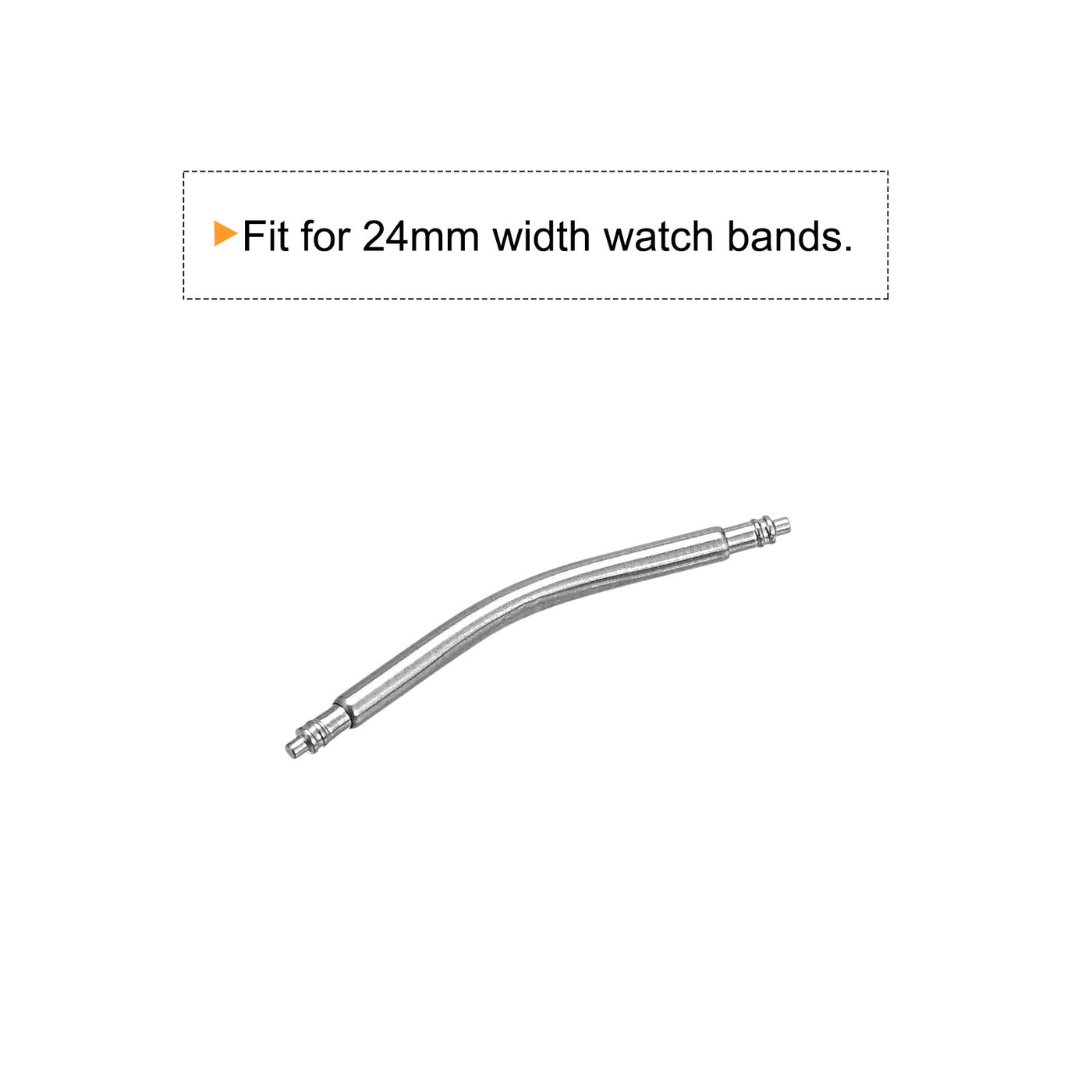 uxcell Uxcell Curved Spring Bar Pins Watch Band Link Pin
