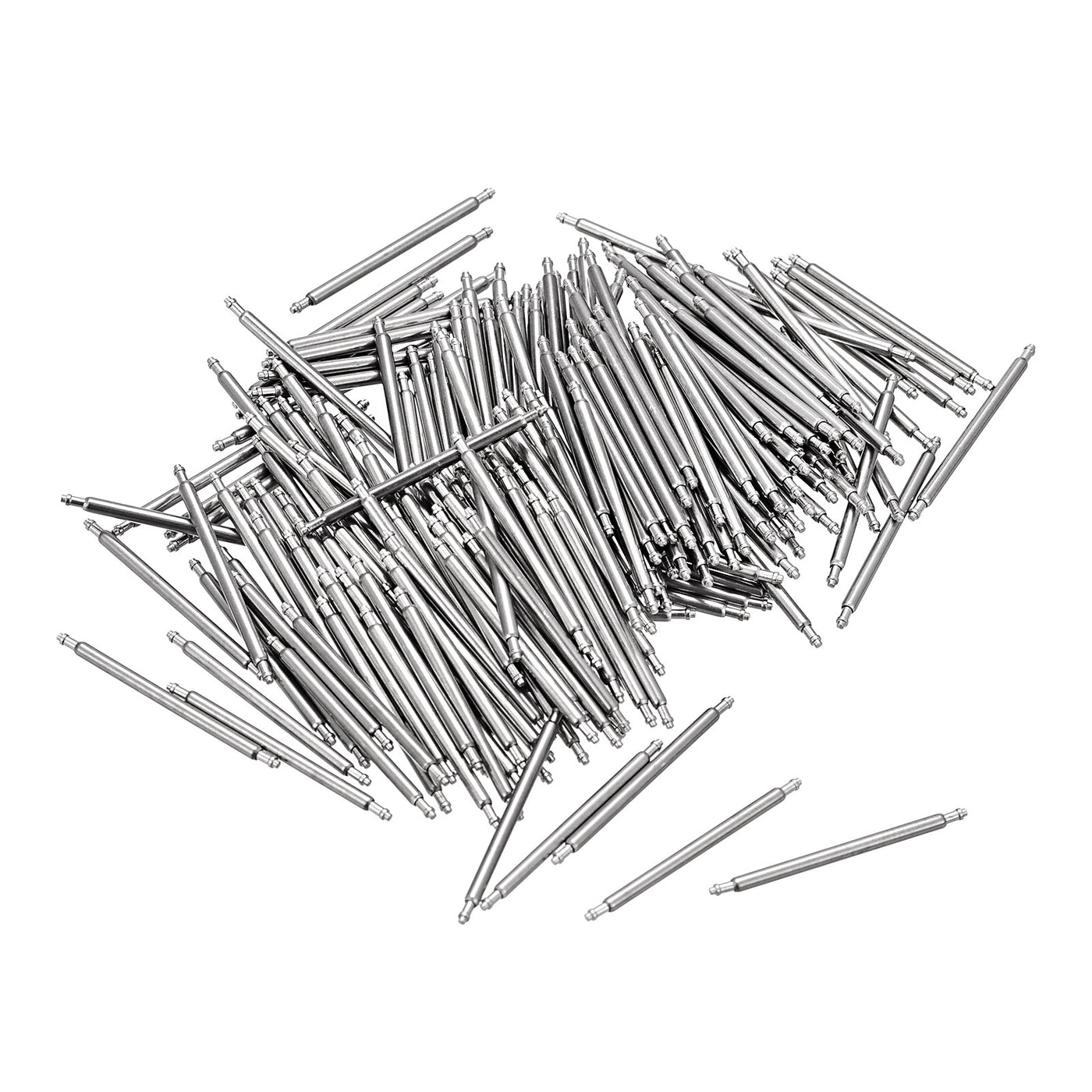 Uxcell Uxcell 22mm Watch Band Pin 1.5mm Dia Steel Single Flanged End Spring Bar Pins 200pcs