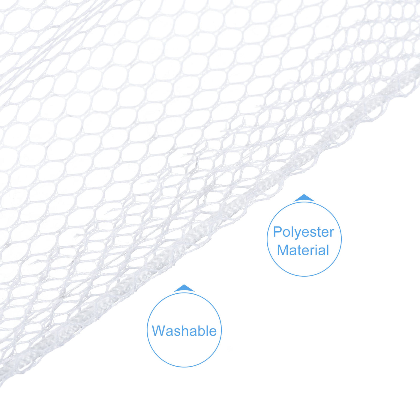 Harfington Fan Dust Cover, 400mm 16 Inch Washable Reusable Dustproof Mesh Protection Guard Net, White