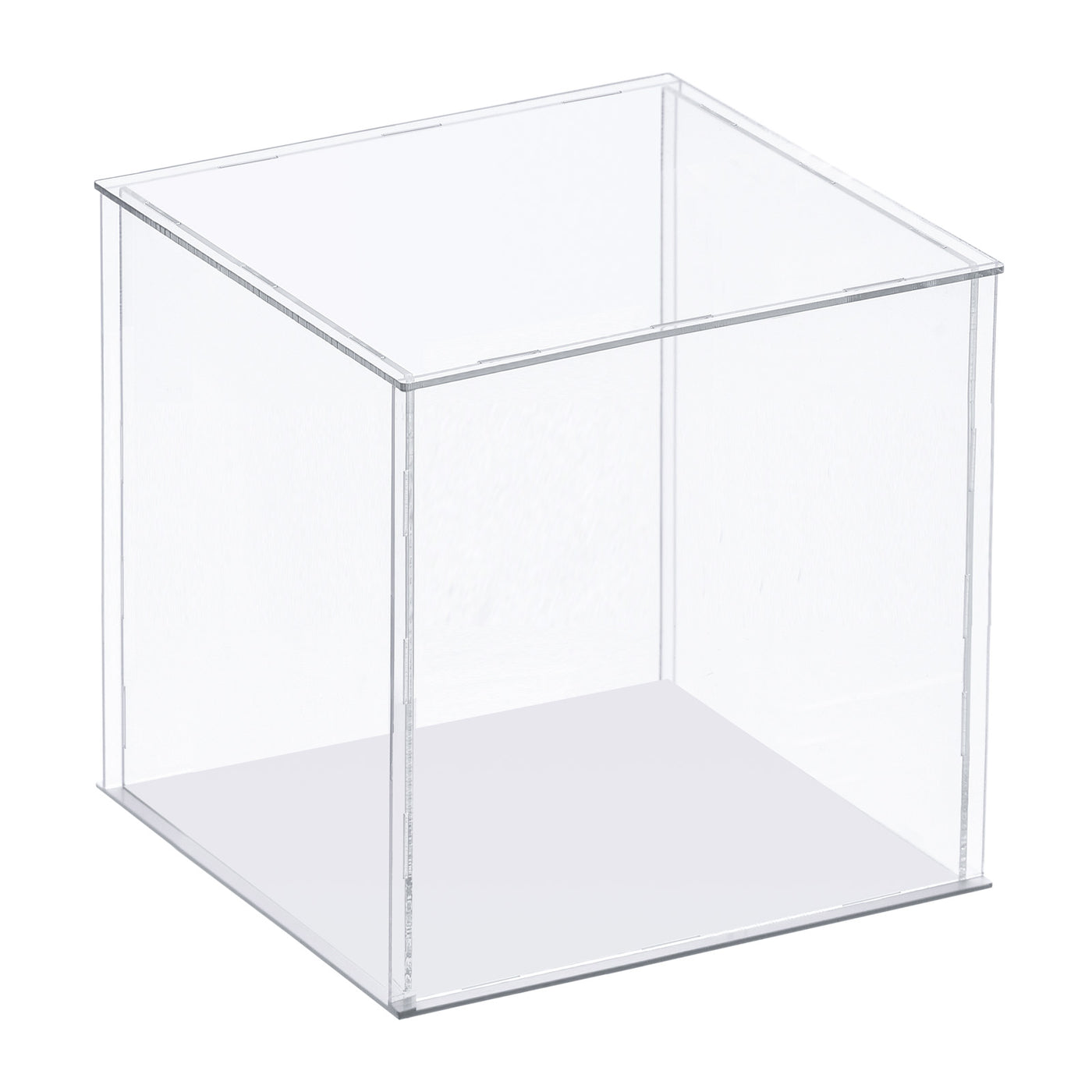 Harfington Display Case, Acrylic Box Assemble Dustproof Box Showcase for Collectibles, Craft