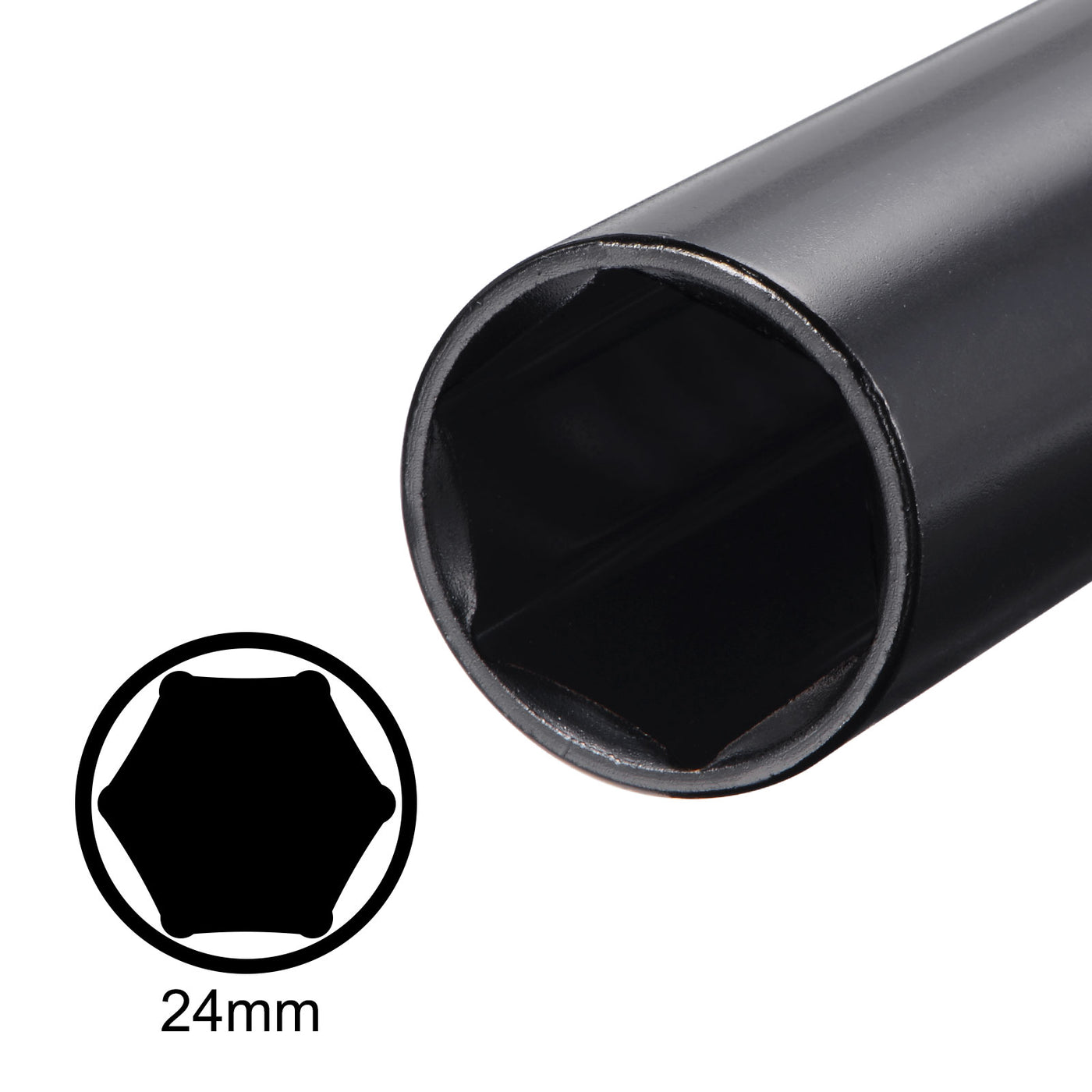 uxcell Uxcell Square Drive x Deep Impact Socket, CR-V, 6-Point Metric Sizes