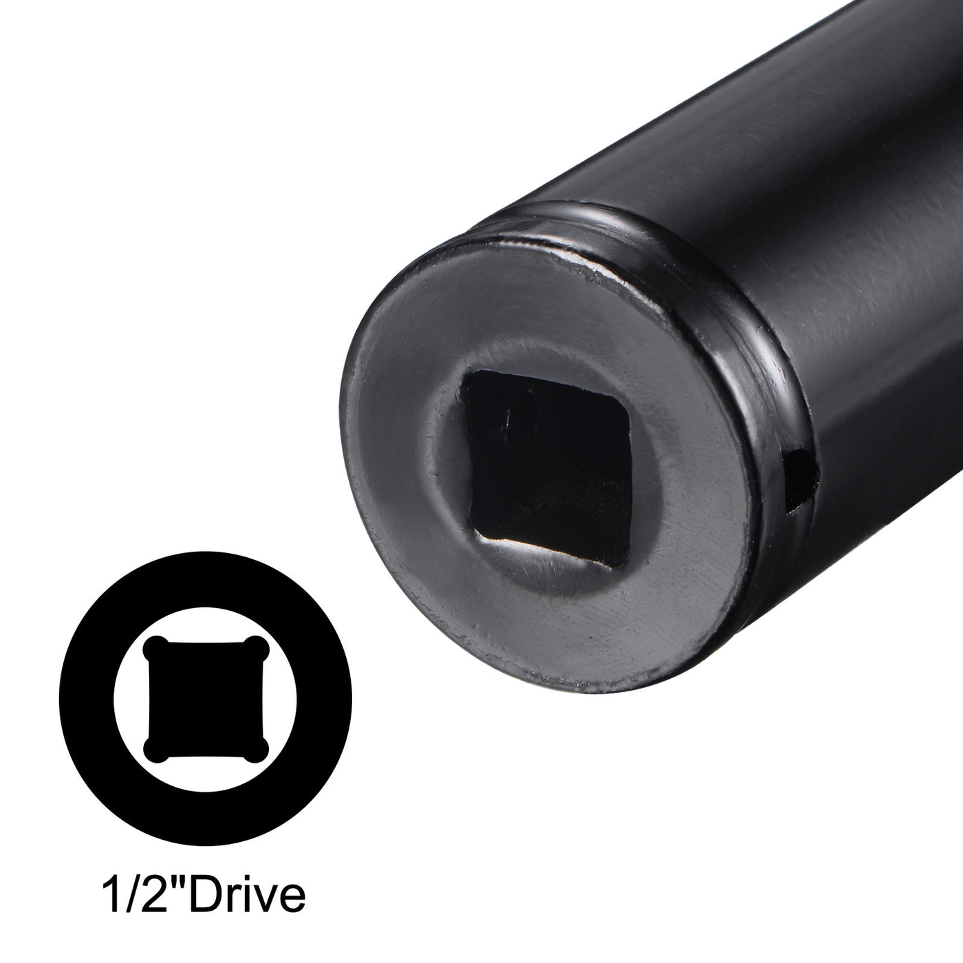 uxcell Uxcell Deep Impact Socket, CR-V Steel, 6-Point Metric Sizes