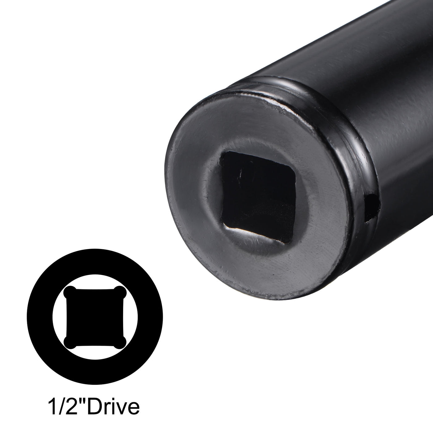 uxcell Uxcell Deep Impact Socket, CR-V Steel 6-Point Metric Sizes