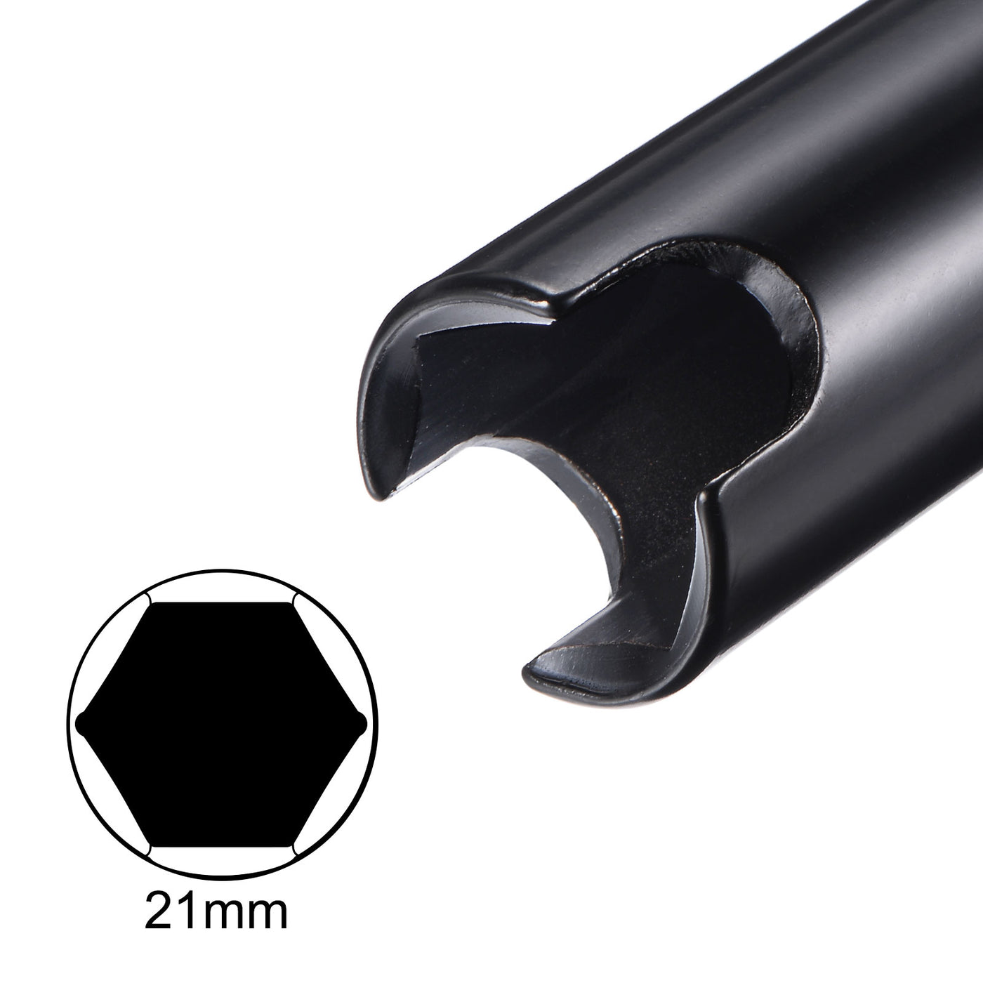 uxcell Uxcell Slotted 6-Point Deep Impact Socket, CR-V