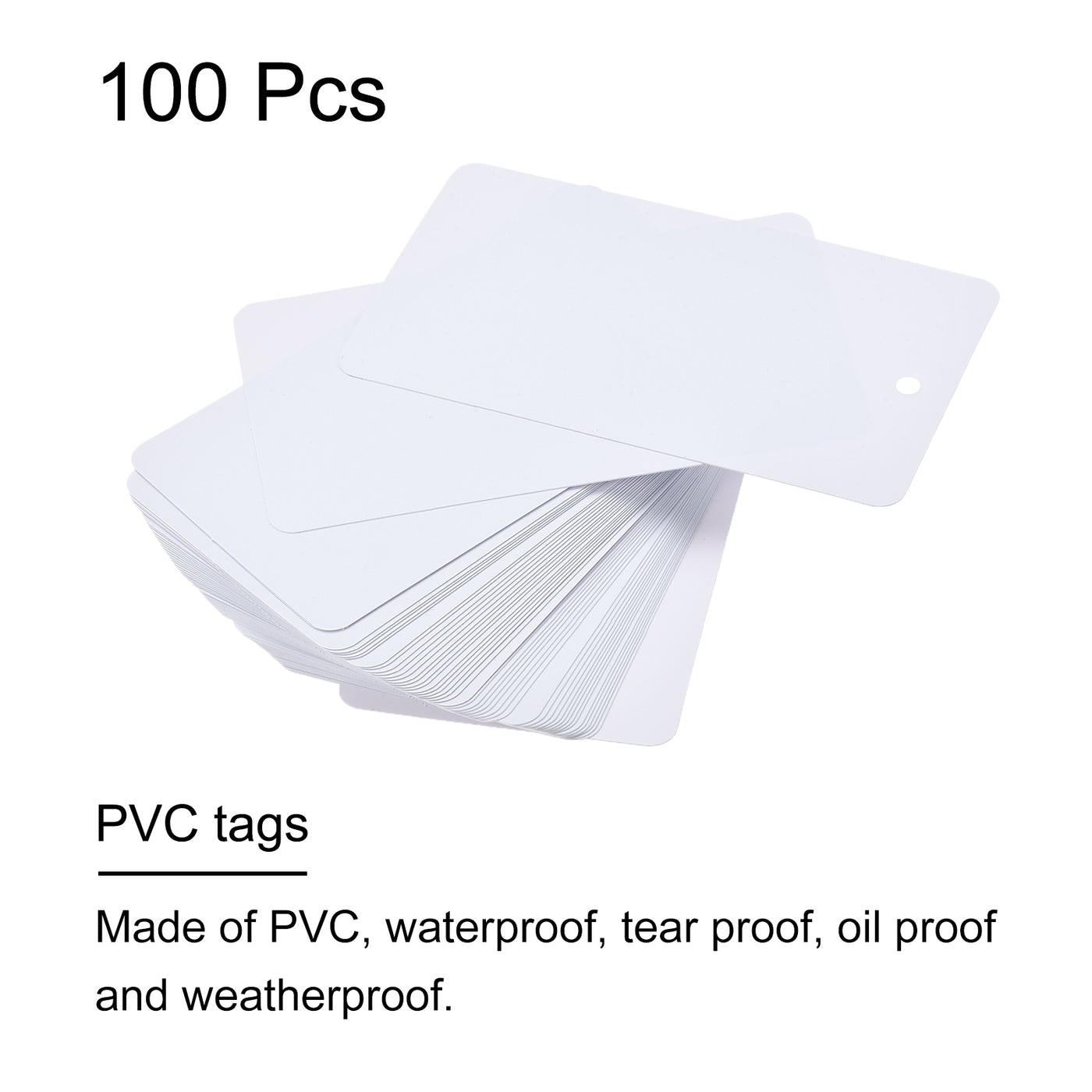 Harfington Waterproof Wires Plastic Shipping Tags Pcs