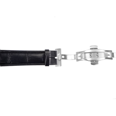 Harfington Uxcell Folding Deployment Clasp Quick Release Buckle for Leather Watch Strap