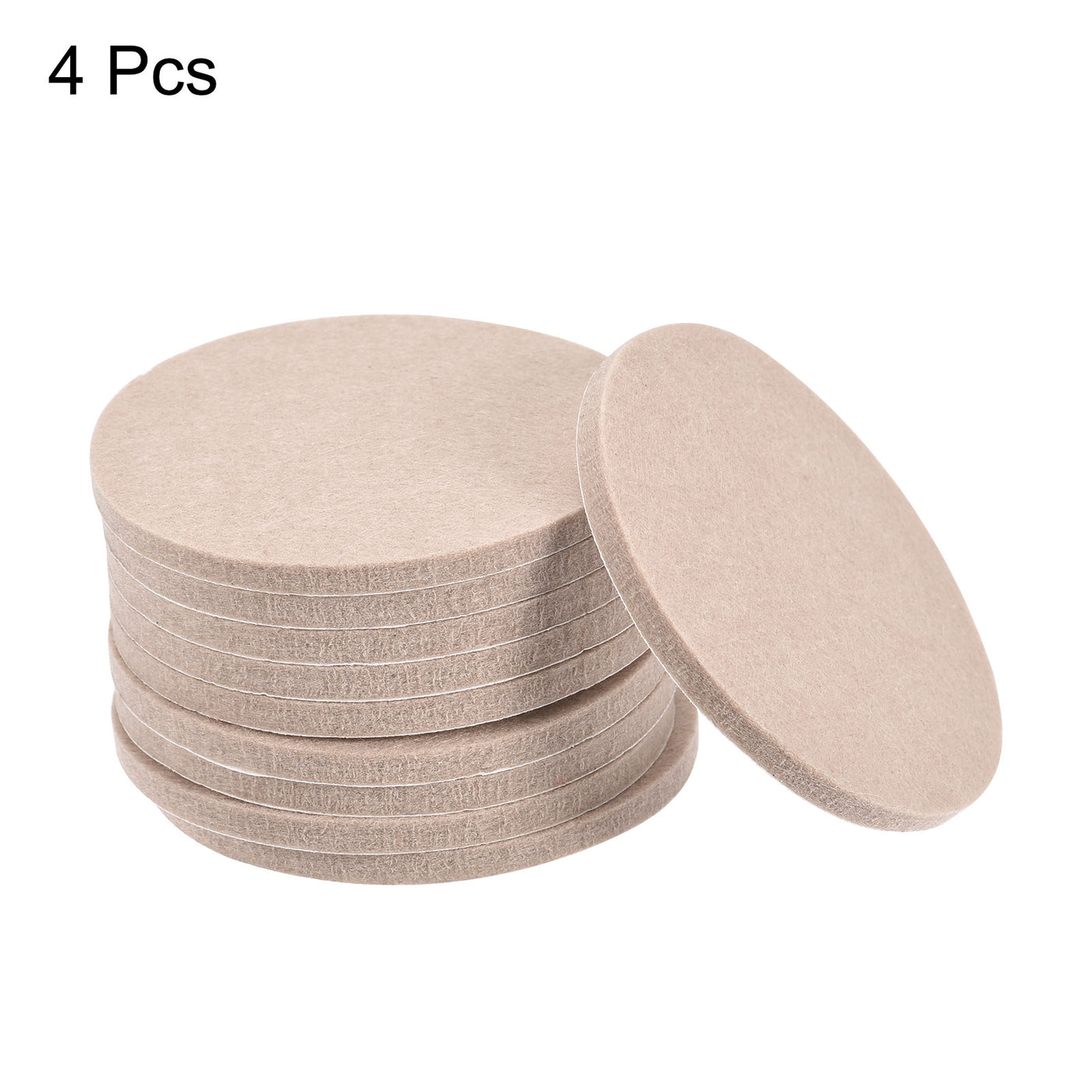 uxcell Uxcell Felt Furniture Pads, Self-stick Non-slip Anti-scratch Round Felt Pads for Furniture Feet and Other Home Furniture
