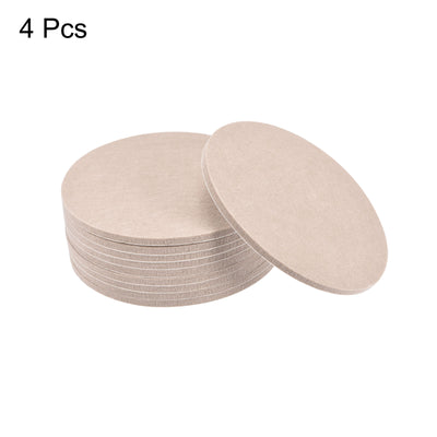 Harfington Uxcell Felt Furniture Pads, Self-stick Non-slip Anti-scratch Round Felt Pads for Furniture Feet and Other Home Furniture