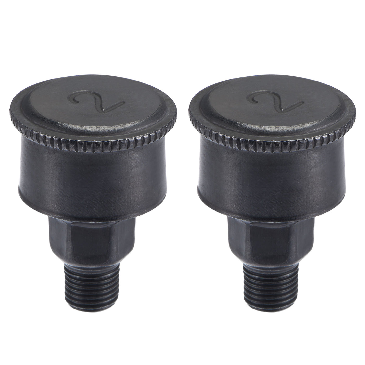 Uxcell Uxcell Machine Parts M10x1 Male Thread 3ml Grease Oil Cup Cap Carbon Steel Oiler Black 2Pcs
