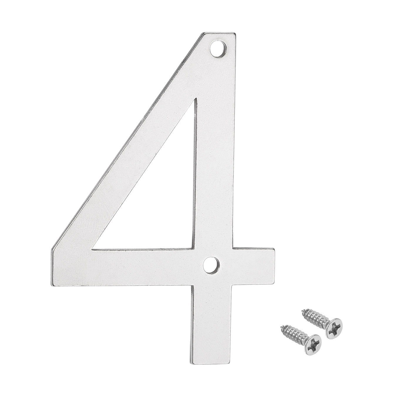 Uxcell Uxcell 3 Inch 304 Stainless Steel House Number Polishing for Door Mailbox(Number 6)
