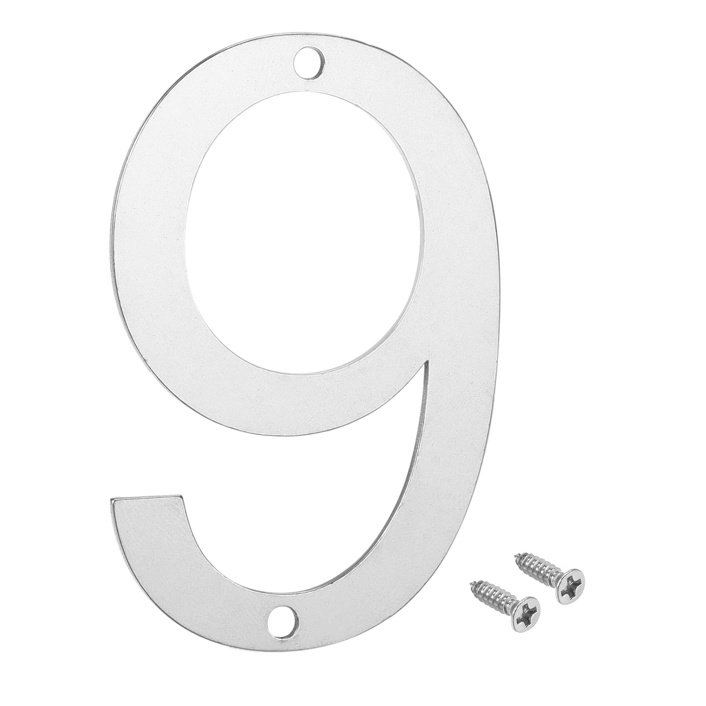 Uxcell Uxcell 3 Inch 304 Stainless Steel House Number Polishing for Door Mailbox(Number 6)