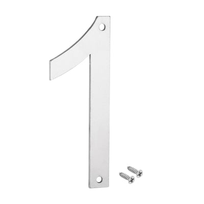 Uxcell Uxcell 5 Inch 304 Stainless Steel House Number Polishing for Door Mailbox(Number 9)