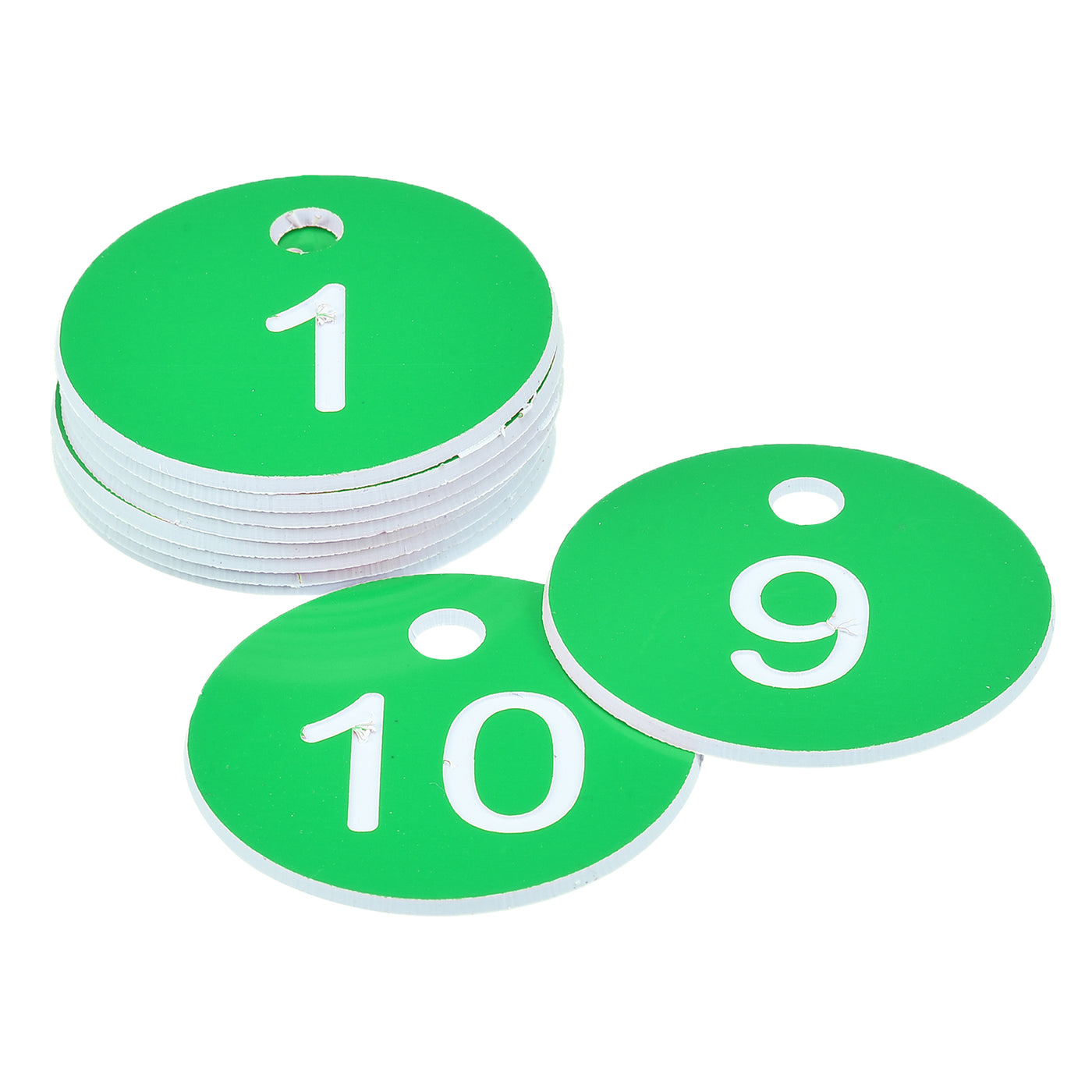 Harfington Round Number Tag Key Tag Acrylic Engraved Tag for Decoration