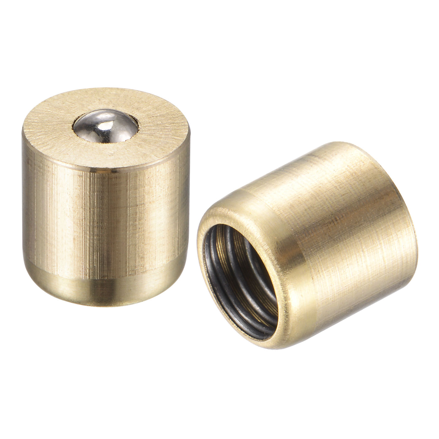 Uxcell Uxcell Brass Push Button Grease Oil Cup 8x8mm Ball Oiler for Lubrication System 20Pcs