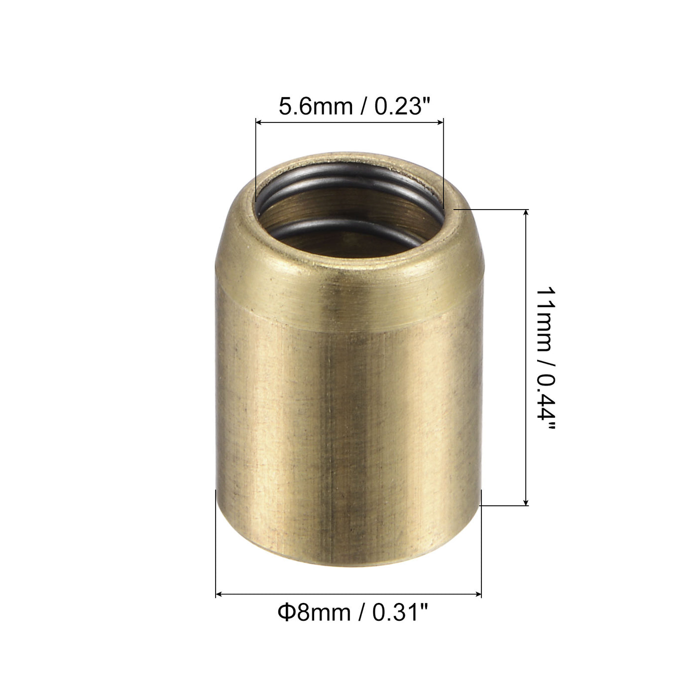 Uxcell Uxcell Brass Push Button Grease Oil Cup 6x6mm Ball Oiler for Lubrication System 10Pcs