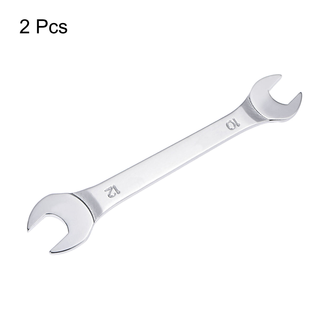 uxcell Uxcell Thin Open End Wrench Metric Chrome Plated High Carbon Steel