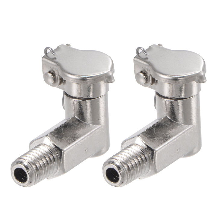 Uxcell 201 Stainless Steel 45 Degree Grease Fitting M6 X 1mm Thread Hydraulic Grease