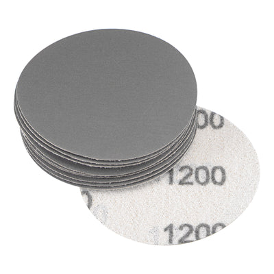 Harfington Uxcell 3 Inch 1000 Grit Sanding Discs Wet/Dry Hook and Loop Silicon Carbide Round 10Pcs