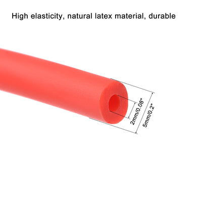 Harfington Natural Latex Rubber Tubing Highly Elastic
