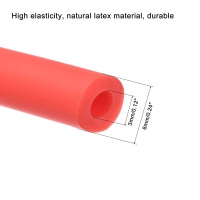 Harfington Natural Latex Rubber Tubing Highly Elastic for Sports Exercise