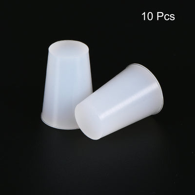 Harfington Silicone Rubber Tapered Plug, Solid for Powder Coating, Painting, Laboratory Use