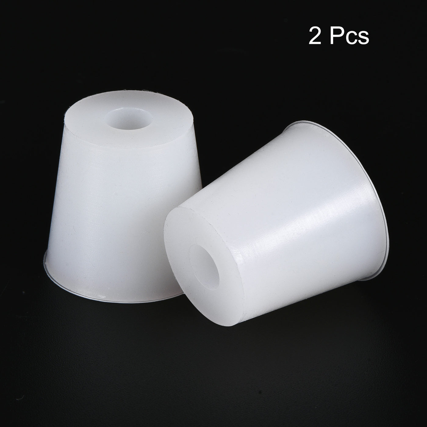 Harfington Silicone Rubber Tapered Plug, with Hole, for Painting, Laboratory Use