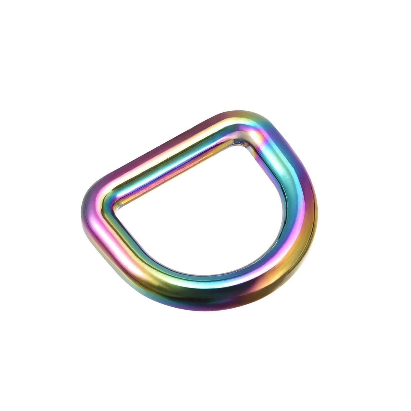 uxcell Uxcell Metal D Ring 0.79"(20mm) Zinc Alloy Buckle for Hardware Craft DIY Colorful 10pcs