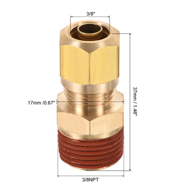 Harfington Compression Tube Fitting Straight Coupling