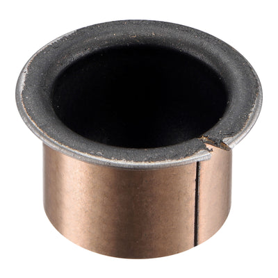 Harfington Uxcell Flanged Sleeve Bearings Flange Thickness Wrapped Oilless Bushings