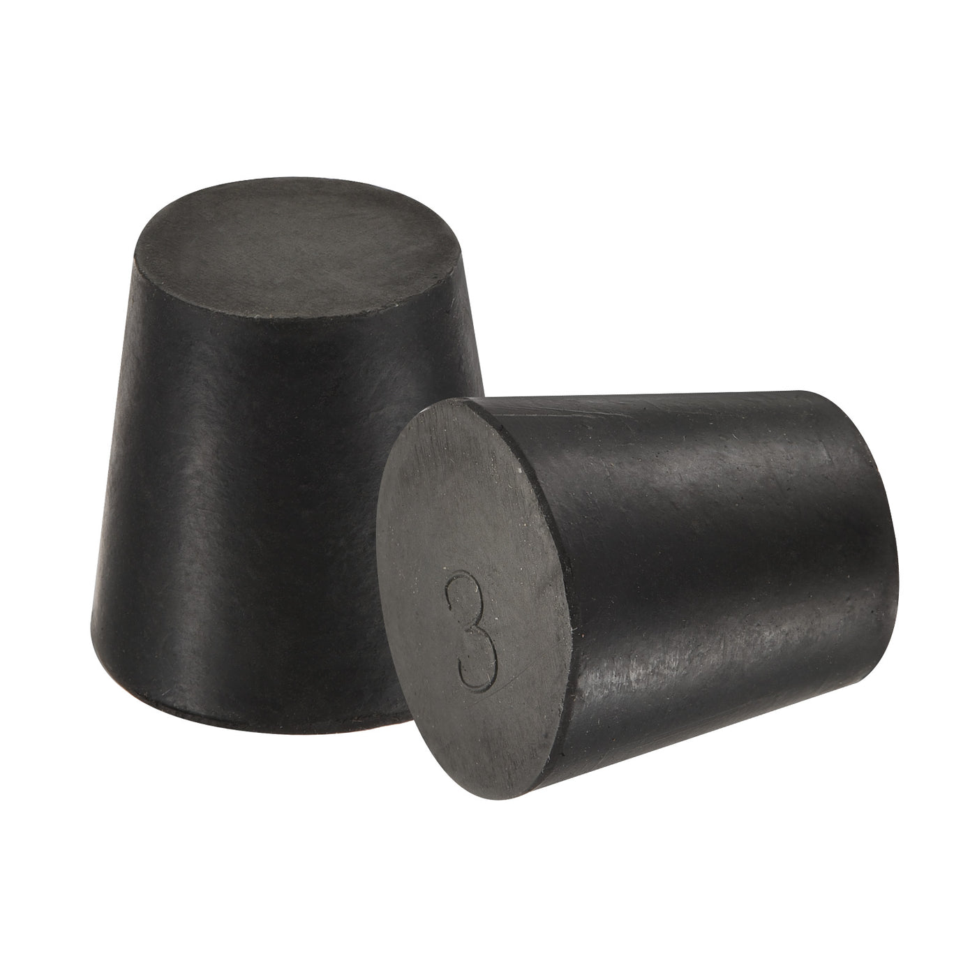 Harfington Rubber Tapered Plug Solid Test Tubes Bungs Stopper for Laboratory Use