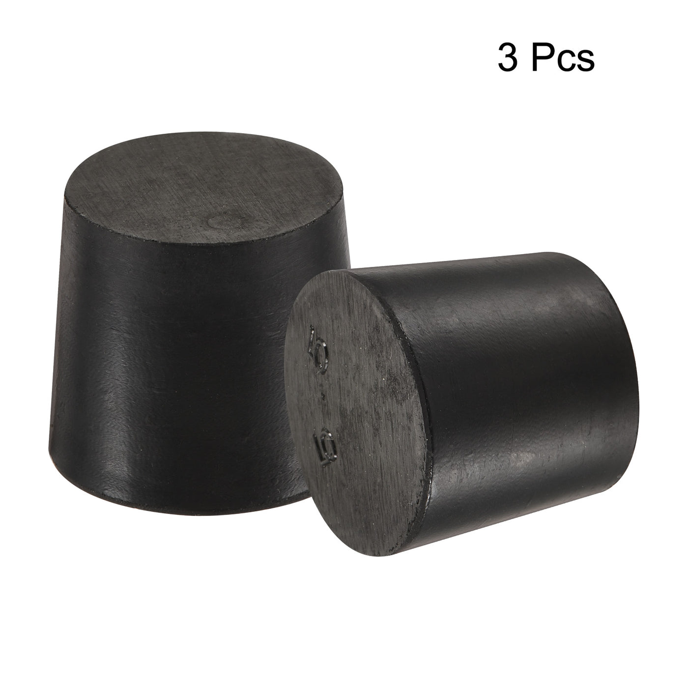 Harfington Rubber Tapered Plug Solid Test Tubes Bungs Stopper for Home, Laboratory Use