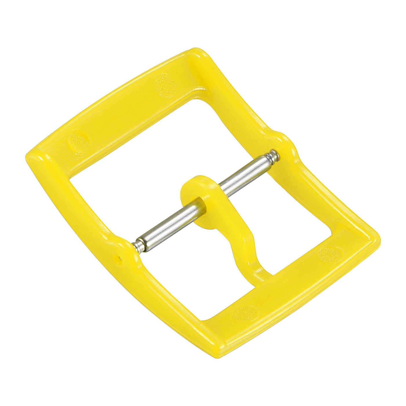 Uxcell Uxcell Watch Strap Clasp Plastic Buckle for 16mm Width Watch Bands Yellow 2 Pcs