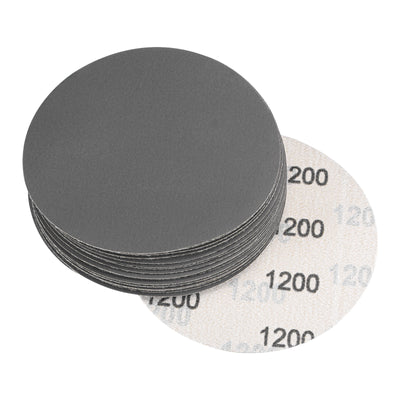Harfington Uxcell 5 Inch Sanding Disc 400 Grit Hook and Loop Wet Dry Usable Silicon Carbide 20Pcs
