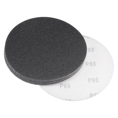 Harfington Uxcell 6 Inch Sanding Disc 180Grit Hook and Loop Silicon Carbide C-Weight Backing 10Pcs