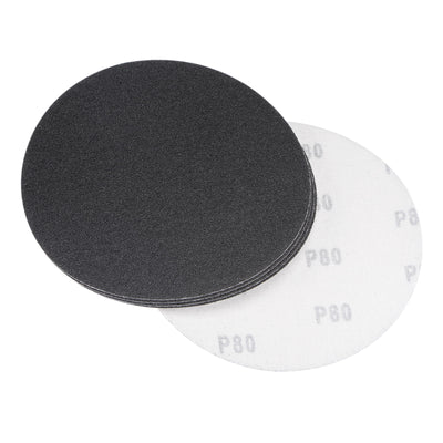 Harfington Uxcell 6 Inch Sanding Disc 120Grit Hook and Loop Silicon Carbide C-Weight Backing 5Pcs